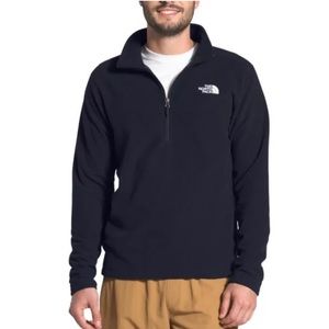 North face fleece pull over jacket